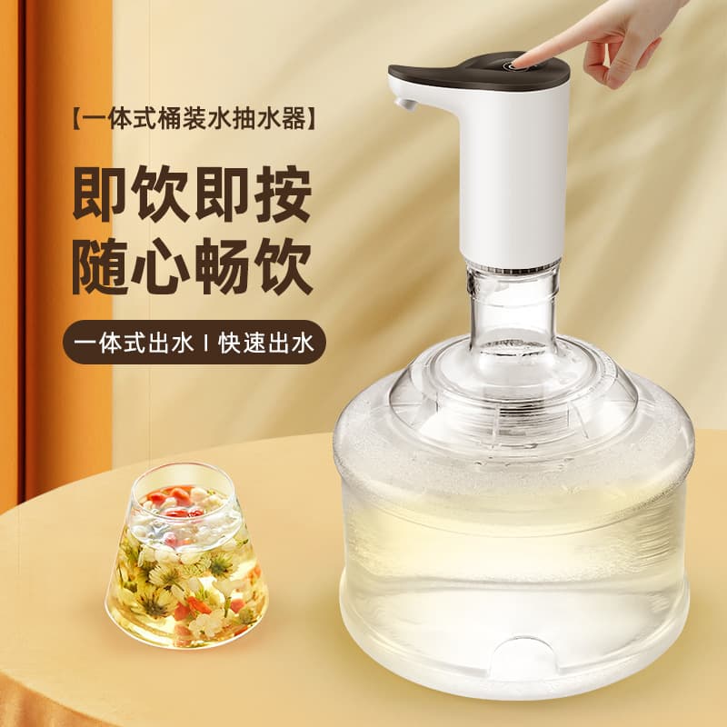 RSD Electric Barrel Water Pump, Self-priming Portable Water Dispenser Fully Automatic Electronic Mineral Water Extractor