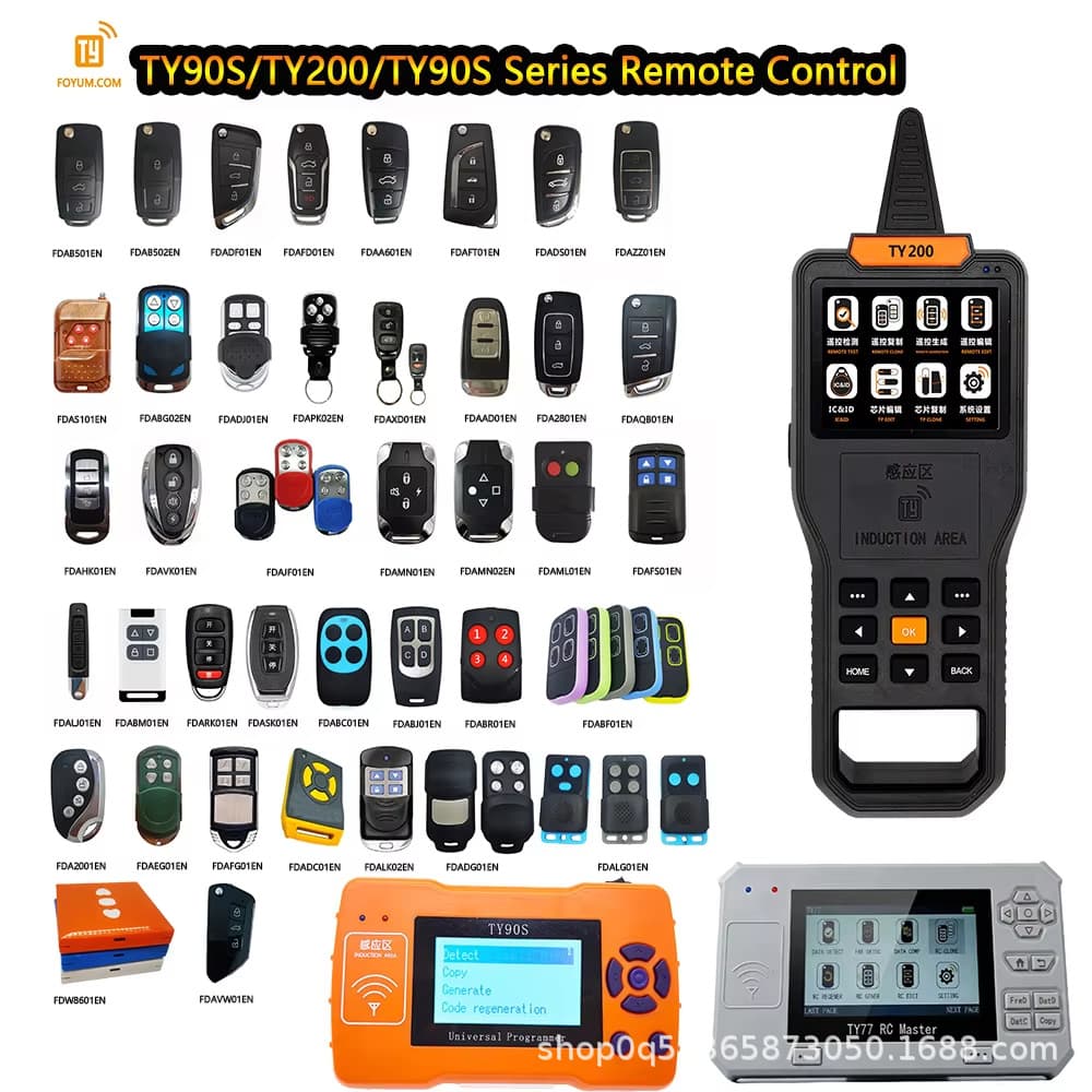 TY77 Car Control Sub Remote TY200 TY90s Universal Remote Editor Factory Wholesale