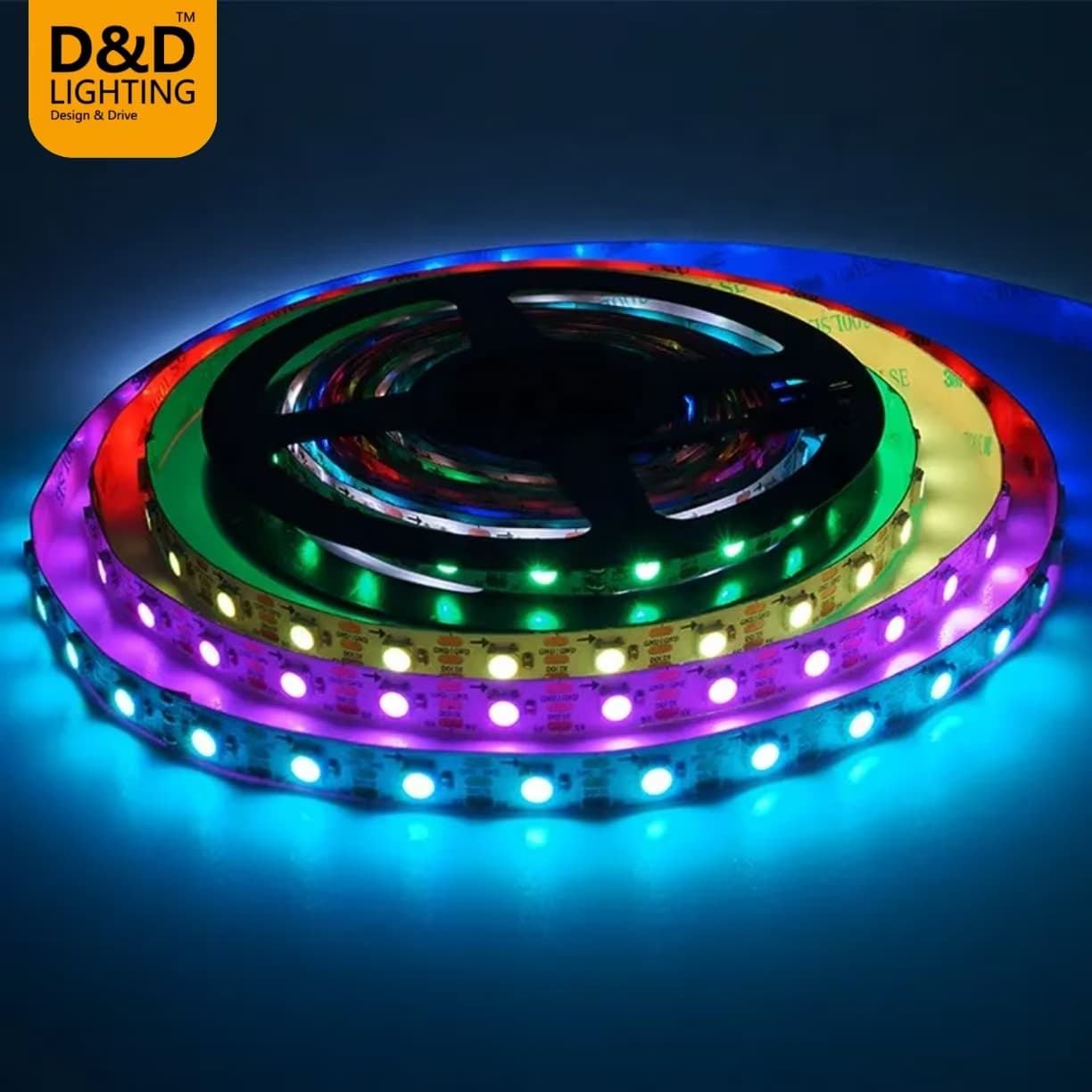 LED magic light strip 5050 light strip bar KTV banquet hall self-adhesive linear patch 60 light soft light strip