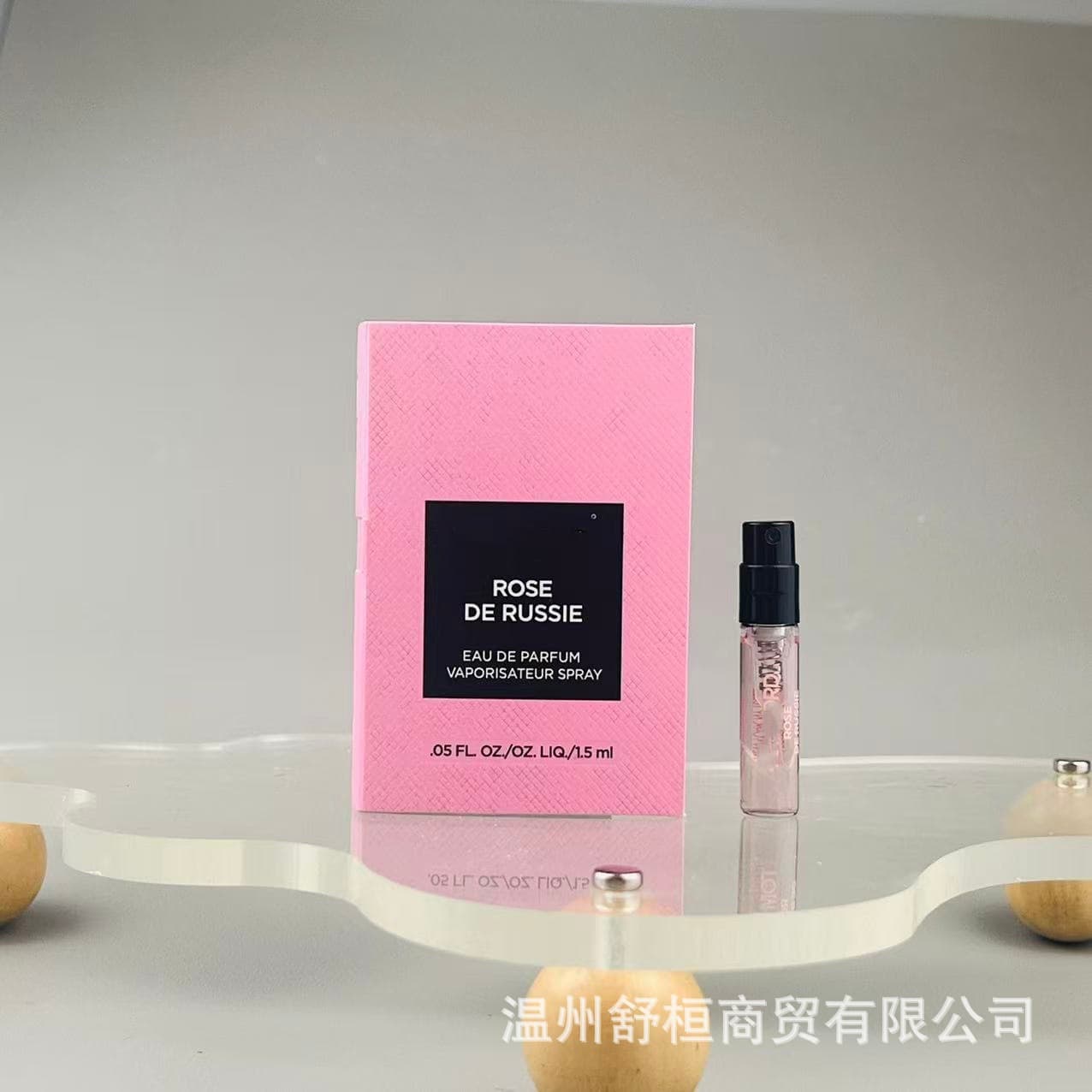 Russian Rose Day Water Ebony Agarwood Sunshine Amber Flower Test Tube Perfume Sample 1.5ml High Version