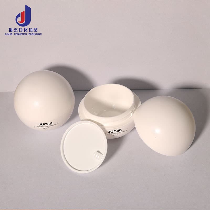 Cross-border Hot Selling PP Round Ball 100g Face Cream Empty Bottle 50g Cream Jar 200g Cosmetic Scrub Refill Bottle