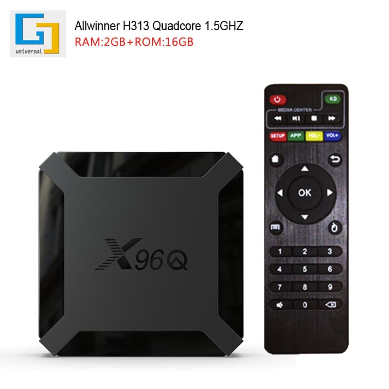 In Stock X96Q Set-Top Box Wireless WiFi TV Box Allwinner H313 Android 10 TV Box Cross-Border