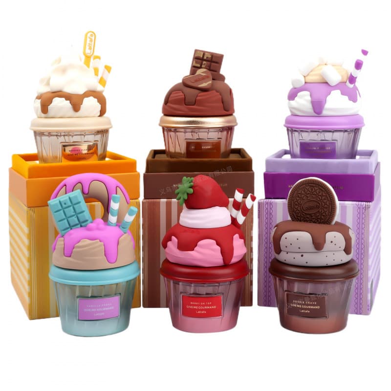Popular foreign trade perfume Middle East cross-border foreign trade perfume cake ice cream perfume 75ml Arabic perfume wholesale