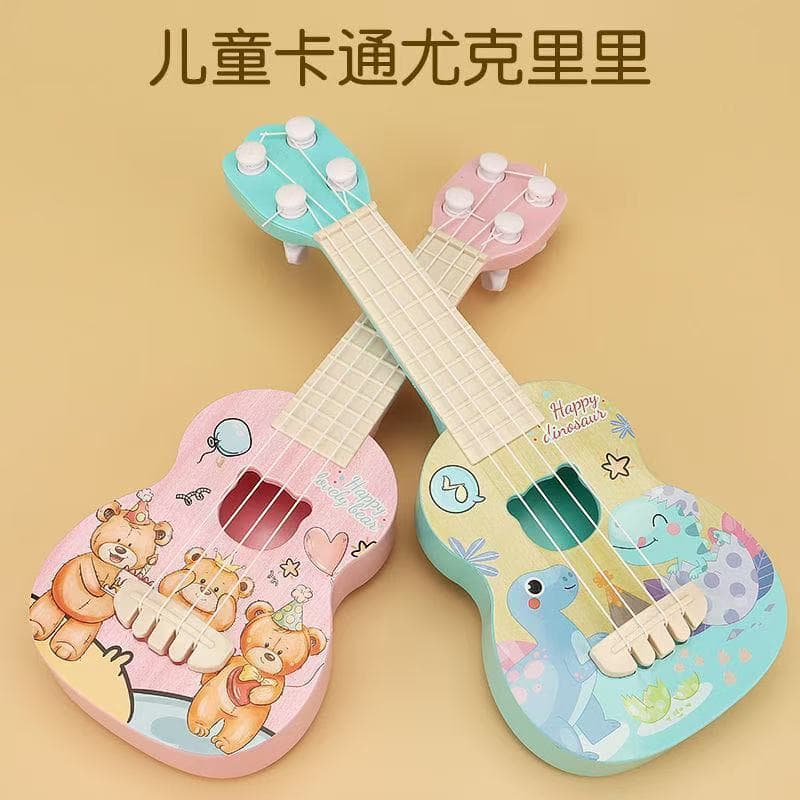 Children's Ukulele Toy Guitar for Kids' Enlightenment, Playable, Educational, Hands-on Learning Musical Instrument