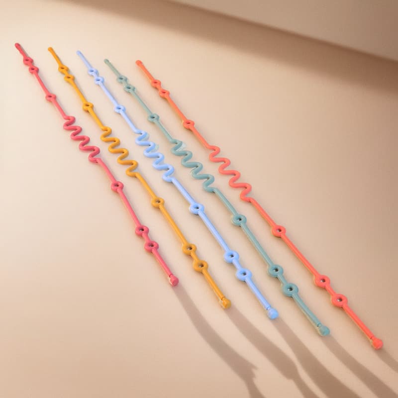 Cross-border popular silicone anti-lost teether pacifier chain multi-functional silicone anti-lost rope baby bottle water cup toy lanyard