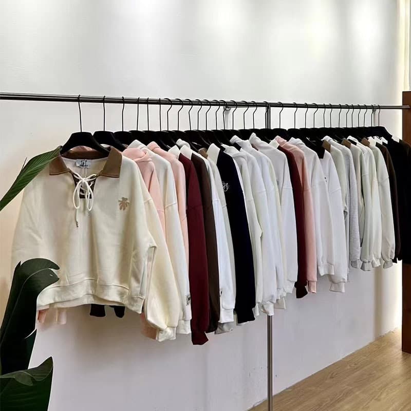 Hangzhou Four Seasons Youth Style Korean Loose Casual Sweatshirt Designer Niche Outerwear Brand Women's Clothing Wholesale Source