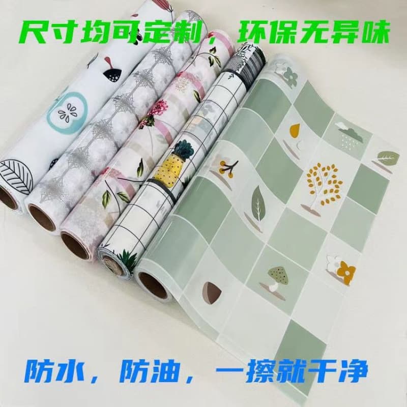 Plastic Tablecloth Printed Living Room Coffee Table Dining Table Mat Kitchen No-Wash Factory Wholesale Foreign Trade Cross-Border Trade Free Shipping
