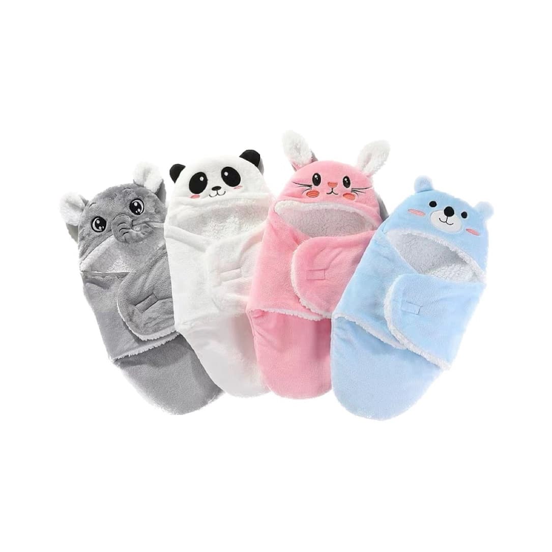 Baby Swaddle Blanket Autumn Winter Newborn Wrap Cartoon Maternity Delivery Wrap Blanket Cross-border