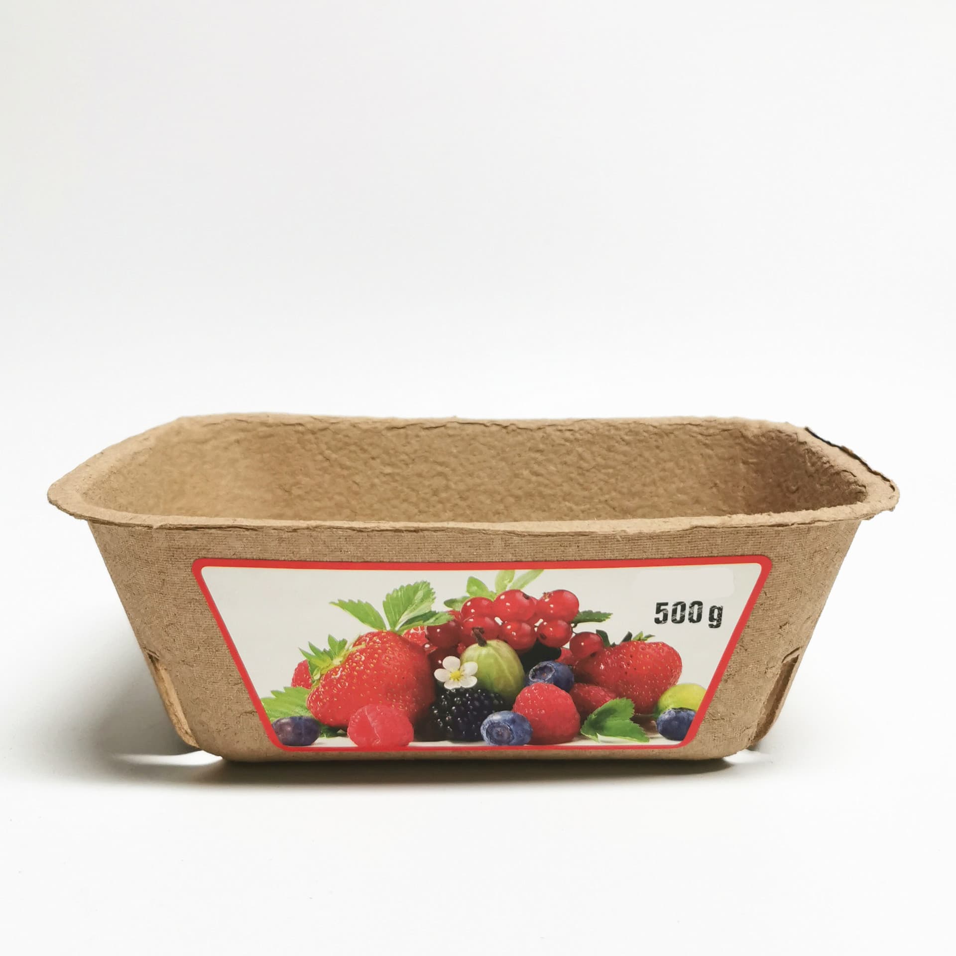 Biodegradable fresh tray fruit packaging box fruit and vegetable box strawberry tray pulp fruit tray box