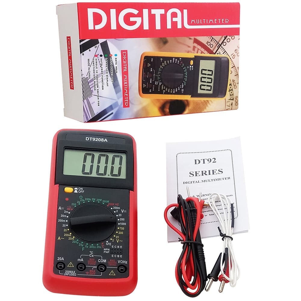 Multimeter DT9208A digital multimeter