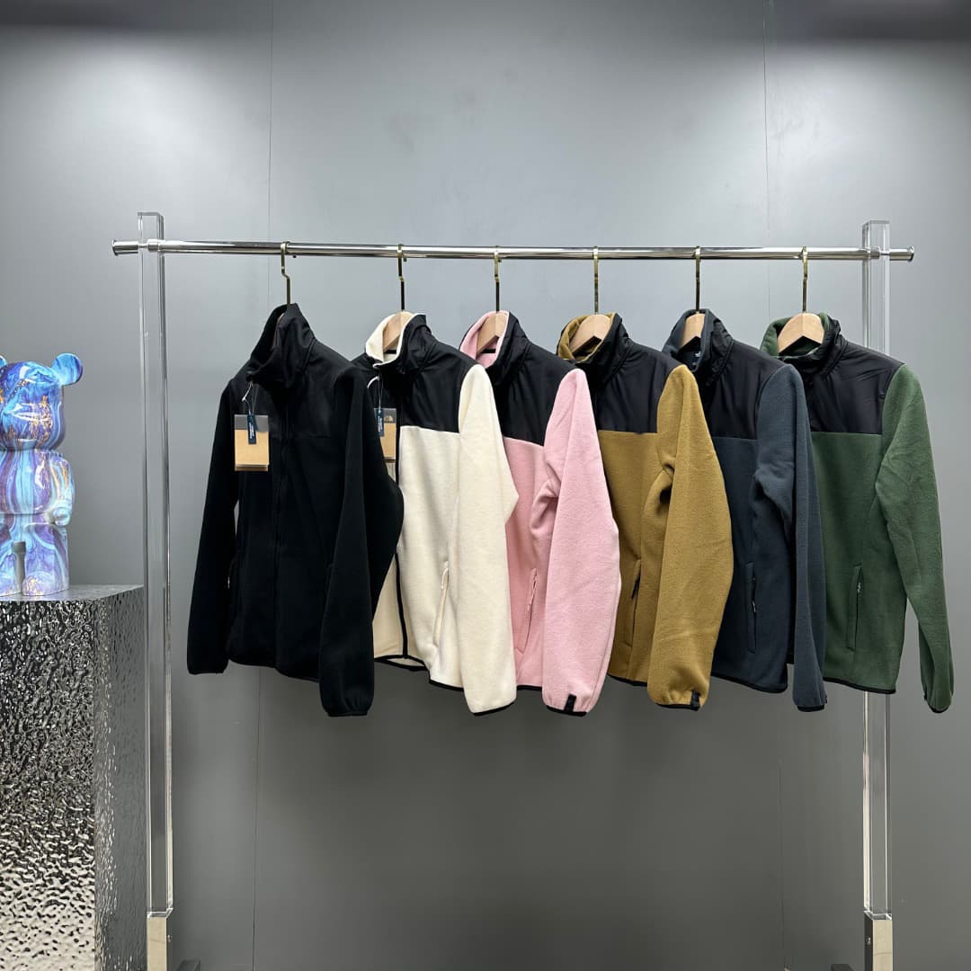 US Version Jacket Inner Lining, Men's and Women's Couple Fleece Three-in-One Detachable Fleece Warm Embroidered Jacket with Free Shipping