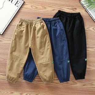 Boys' Pants 2025 Spring New Style Children's Clothing Cargo Pants Long Pants for Middle and Older Kids Spring and Autumn Fashion