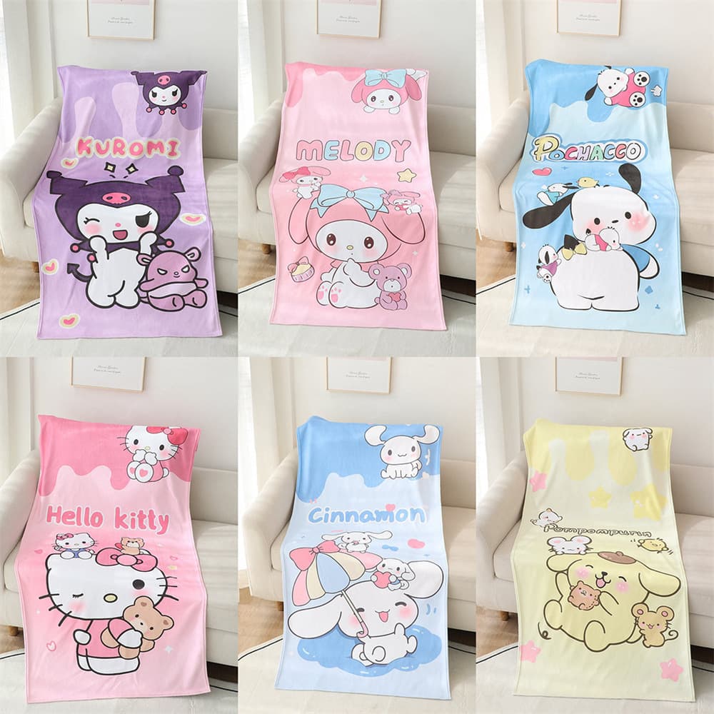 Cartoon Print Bath Towel Beach Towel Large Towel Soft Absorbent Brushed Small Towel