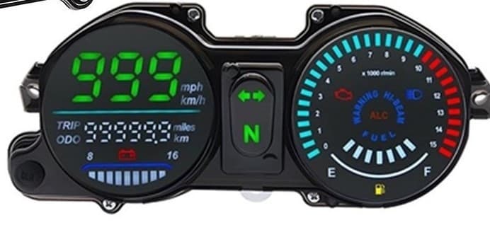 Export Brazil New Model CG/TITAN 150 ESD 2009 Digital Display Instrument LED Tachometer Odometer