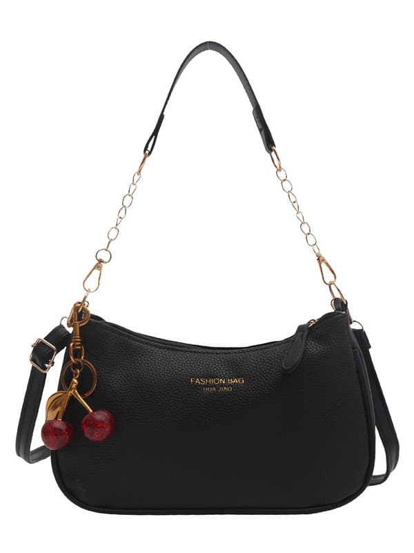 Korean Minimalist Fashion Shoulder Bag 2025 New High-Appearance Solid Color Underarm Bag Large Capacity Commuter Crossbody Women's Bag