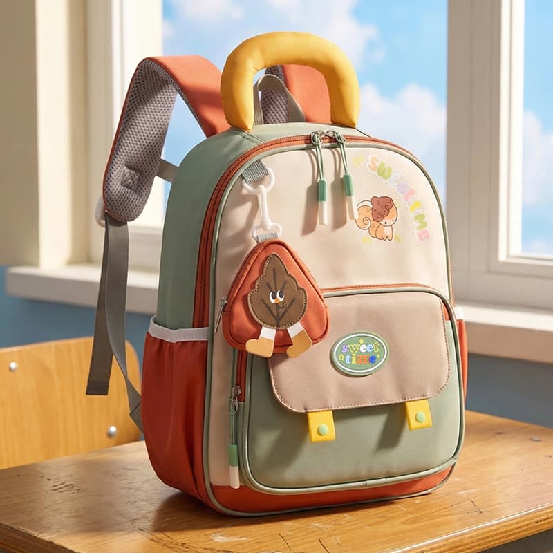 Grade 1 Schoolbag New Lightweight Girls Spine Protection Kids Backpack Large Capacity Boys Kindergarten Lightweight Backpack
