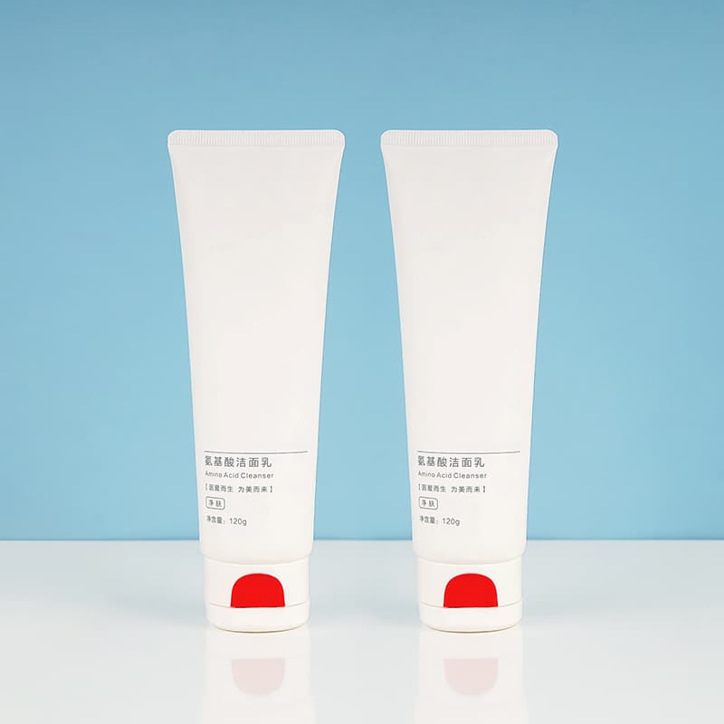 120ml plastic empty tube flip-top white hose cleanser tube face cream tube sunscreen body lotion skin care product tube