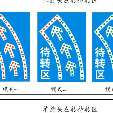 LED waiting area signs, LED illuminated signs, traffic signs