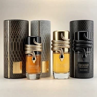 Cross-border hit Musamam Snake Mystery Fragrance Snake Statue Perfume 3D Label Dubai Arabia Middle East