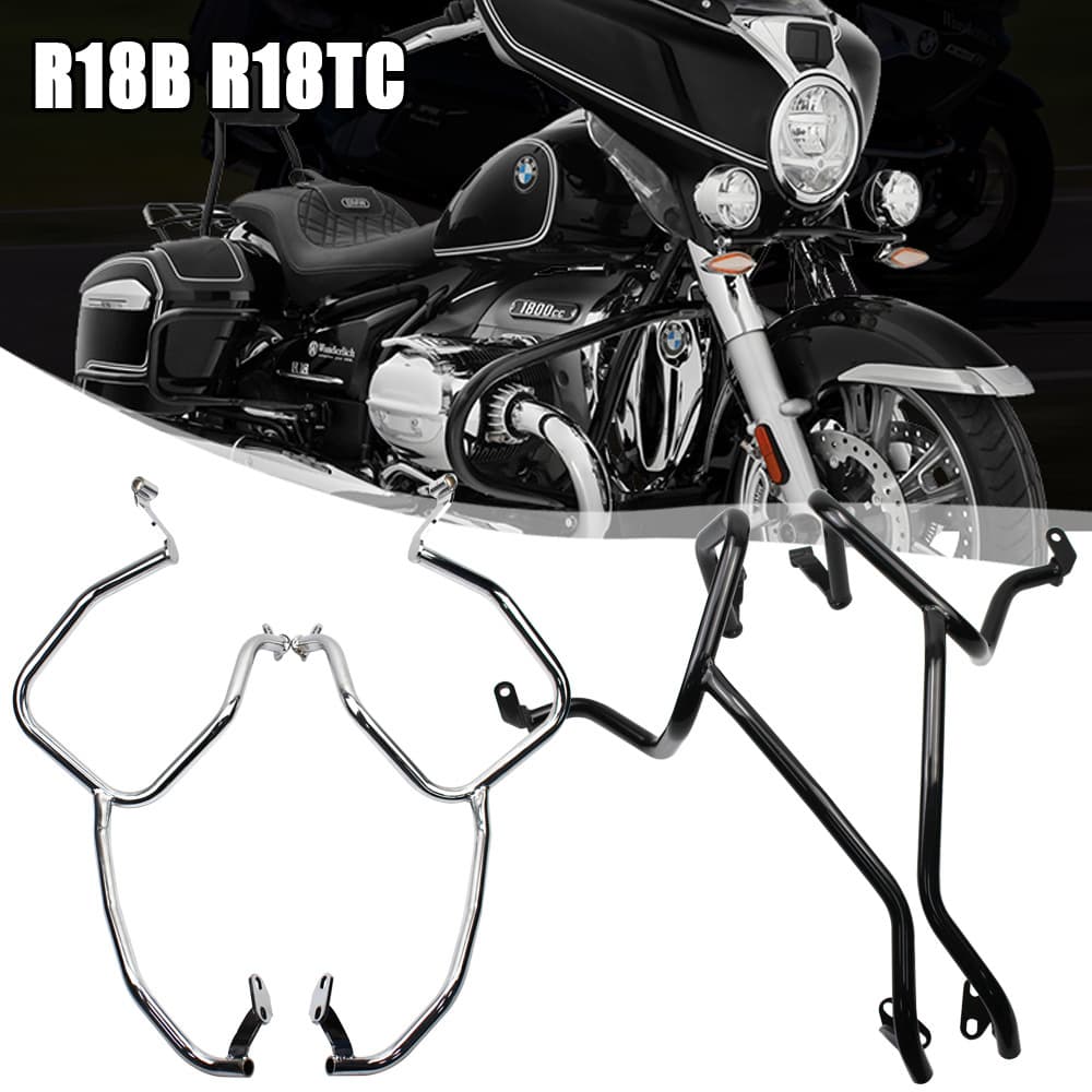 Compatible with BMW R18B R18TC Touring Side Case Rear Bumper, Side Case Protection Bar, Bumper Side Case Frame