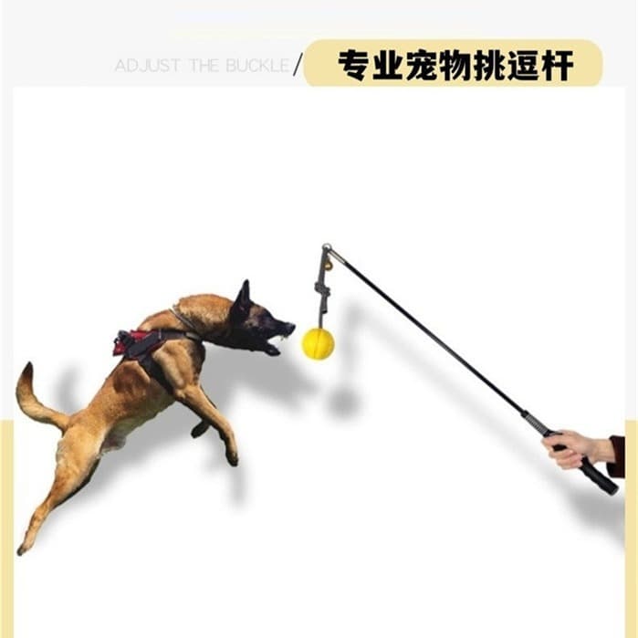 Malinois Temptation Pole Dog Teaser Stick German Shepherd Malinois Toy Training Equipment Bite Work Dog Tool