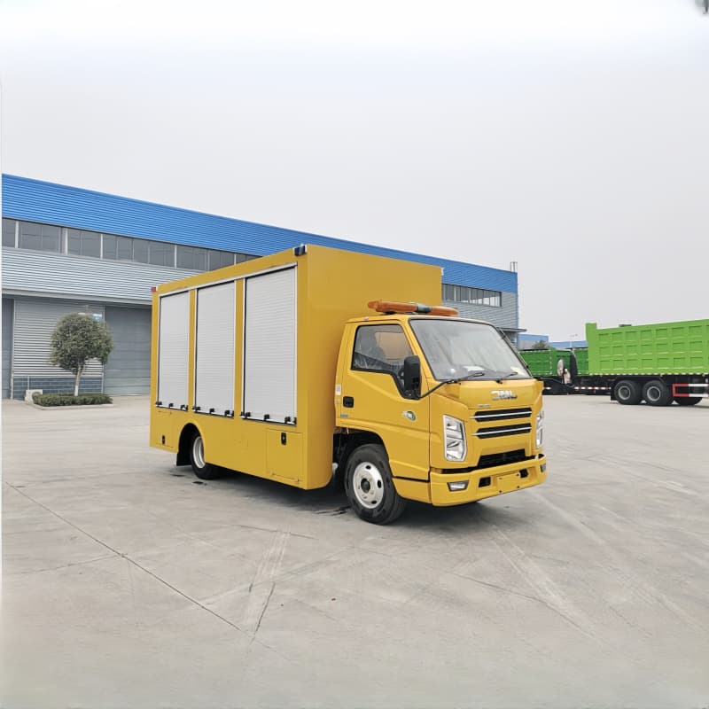 JMC Shenda mobile rescue vehicle for drought relief and drainage, emergency lighting, gas repair, urban emergency rescue vehicle.