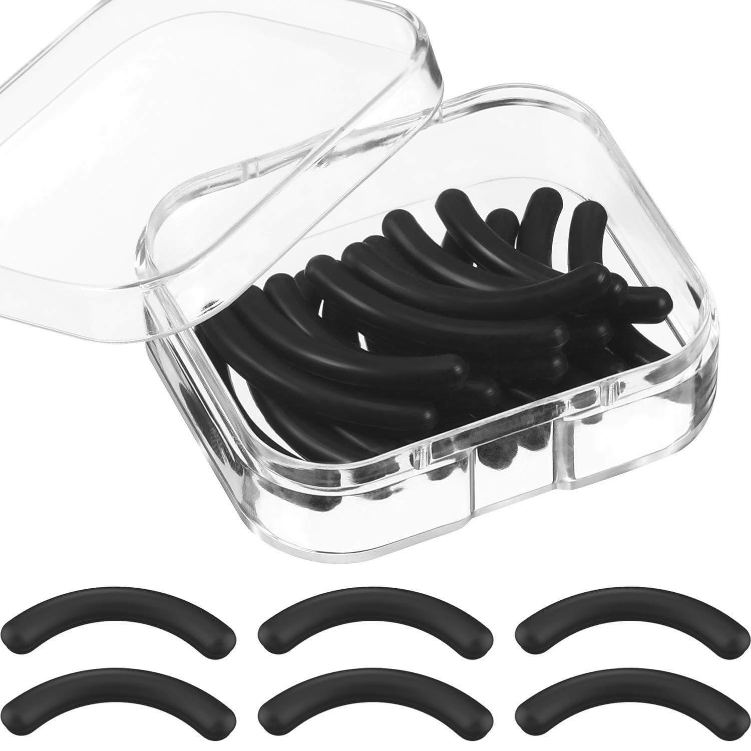 New Cross-Border Eyelash Curler Soft Silicone Pads, Eyelash Curler Replacement Pads, Women's Makeup Tool Accessories