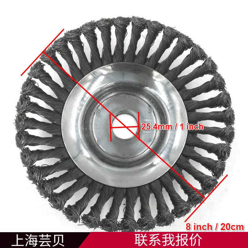 Cross-border Lawn Mower Trimmer Head Steel Wire Weeding Disc Rust Removal Trimmer Head Brush Cutter Accessories