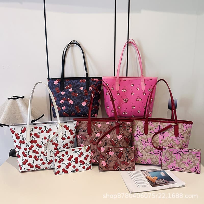 Bags Cross-border 2025 New Tote Handbag Shoulder Crossbody Large Capacity Mother-Child Bag Shopping Bag