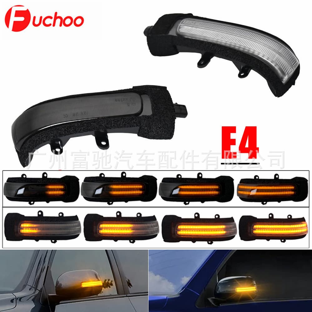 Compatible with Toyota Tacoma 12-15 / RAV4 09-12 Streamlined Car LED Side Mirror Turn Signal Light