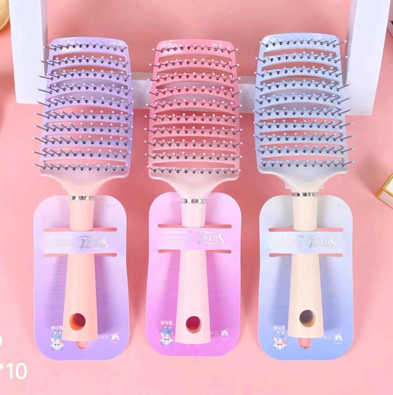 Air Cushion Comb Gradient Color New Popular Massage Comfort Curly Hair Comb Air Cushion Massage for Itchy Scalp