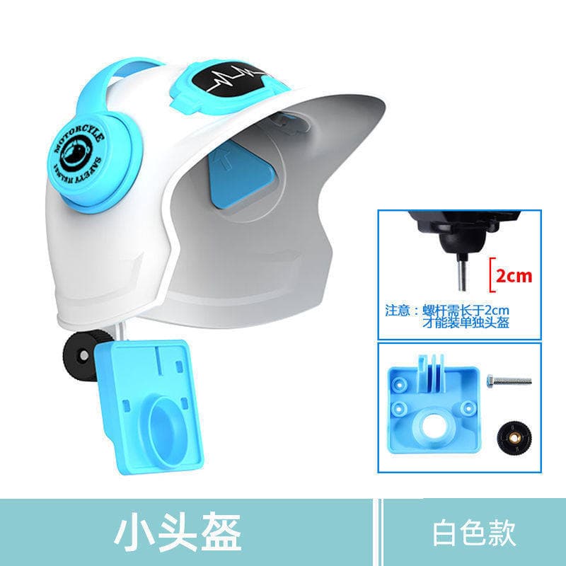 Octopus Mini Helmet Rainproof Phone Mount for Electric Bike Navigation, Motorcycle Sunshade Anti-Shake Phone Holder