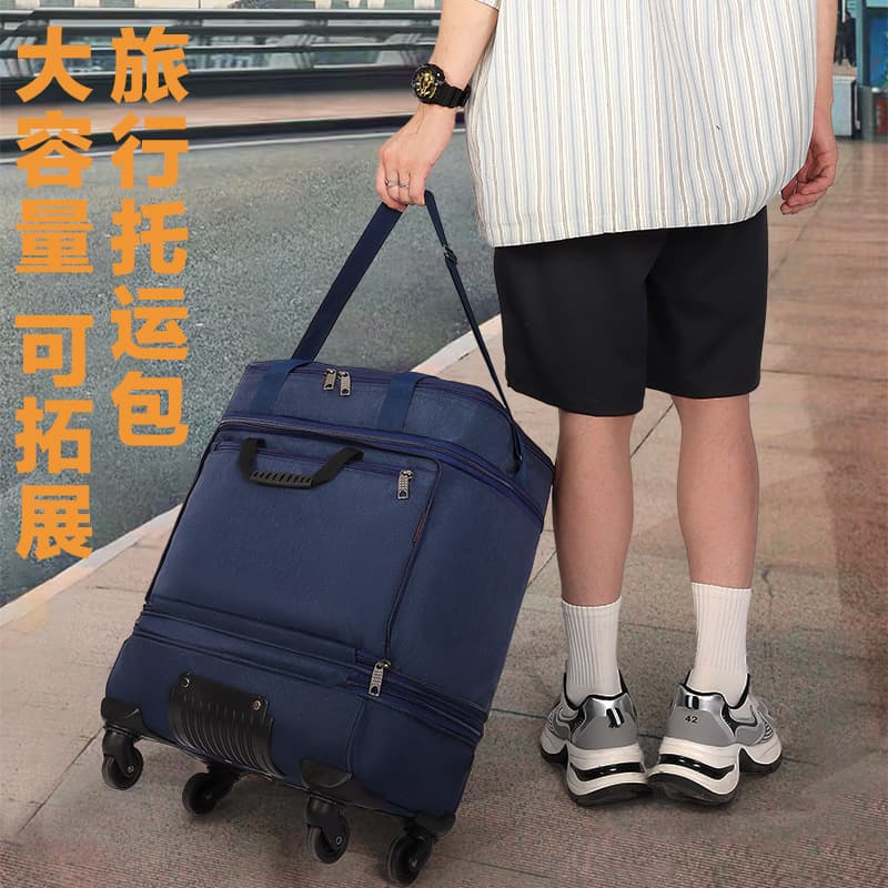 Large Capacity Expandable Roller Bag, Universal Wheel Check-in Bag, Travel Luggage Bag, Multi-functional Travel Bag