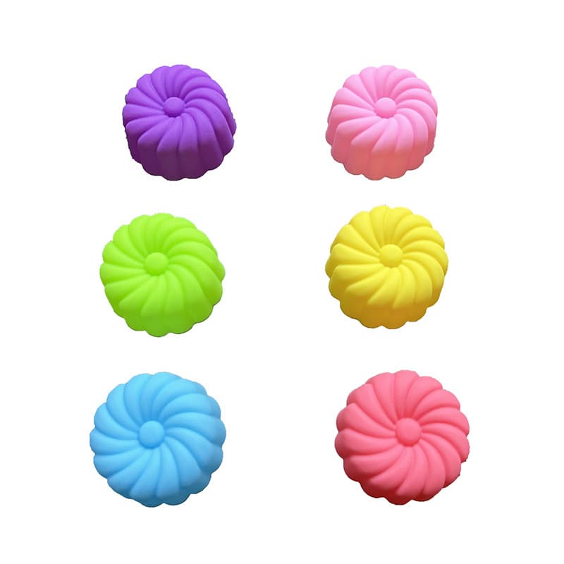 Wholesale 5cm Pumpkin Flower Cake Cup, Pumpkin Wax Seal Mold, Handmade Soap Mold, Aroma Mold