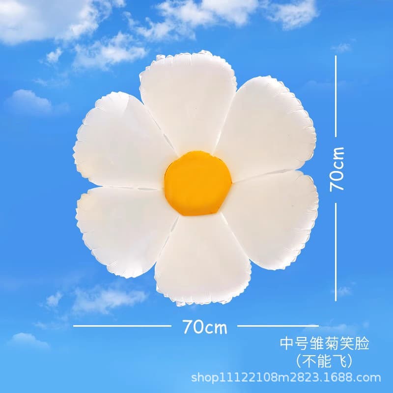 32-inch White Birthday Number Balloon Photo Prop, Ins Style Party Decoration for Boys and Girls