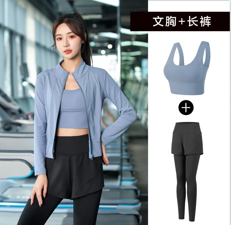 Fashionable Quality Fitness Yoga Wear 2026 New Women's Viral Hot Tight Quick-Dry Two-Piece Set Ladies Yoga