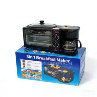 3-in-1 Multifunctional Home Sandwich Breakfast Machine Toaster Oven