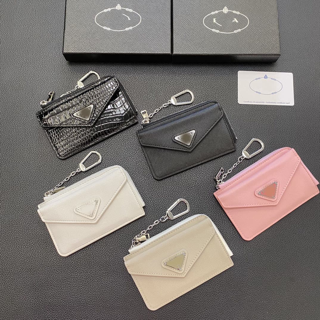 Fashionable brand card bag, golden coin purse, multi-card slot bag, coin storage bag, ID cover, big brand card zipper