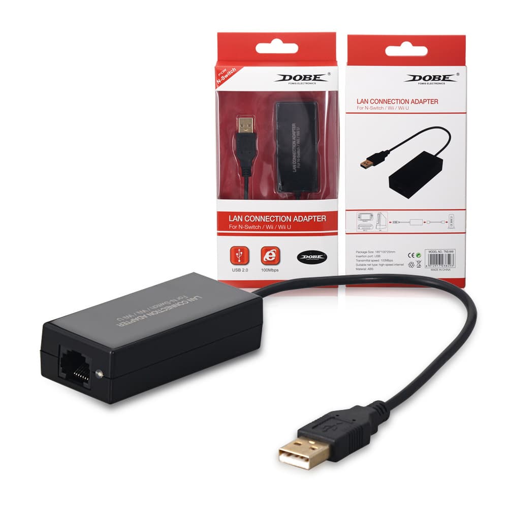 DOBE SWITCH Network Adapter 2.0 Wired Network Adapter Wii Network Adapter / WiiU Network Adapter Network Converter