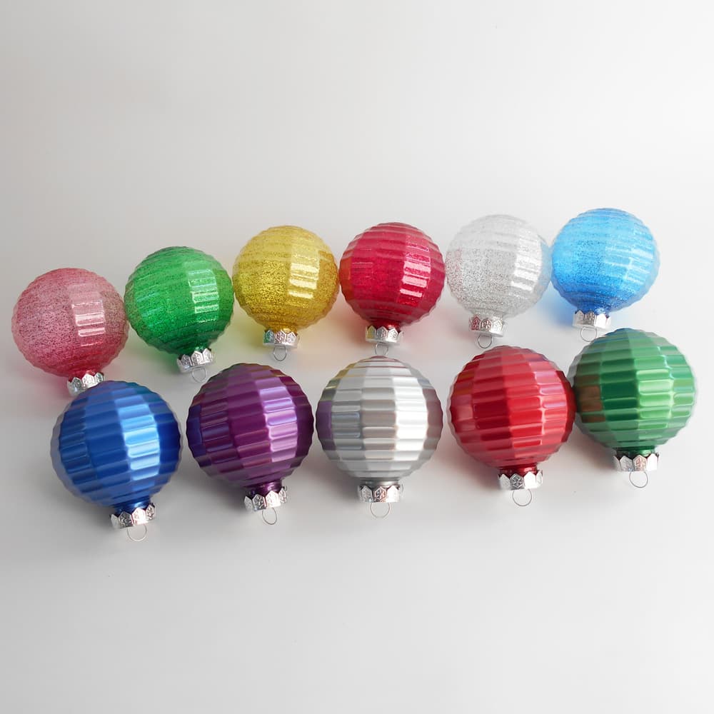 PET Eco-Friendly Shaped Christmas Ornament Christmas Decoration Christmas Tree Decoration Mesh Matte Christmas Ball