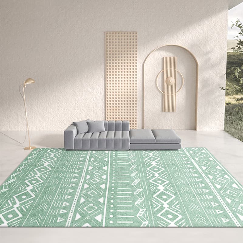 Cross-border Moroccan rug, homestay decorative rug, household bedroom large-area rug, thickened, dirt-resistant, easy to care for