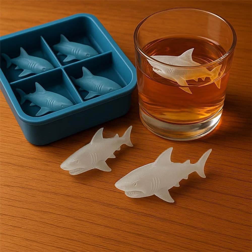 Creative Shark Ice Cube Tray GF Cross-Border New Shark Silicone Ice Mold