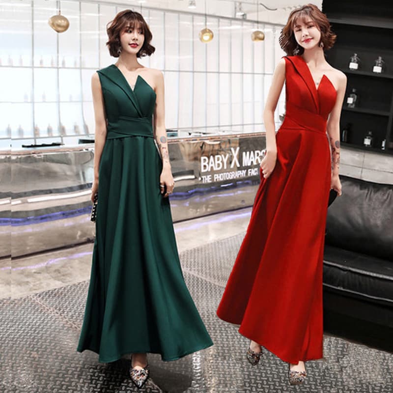 Xindeqi New Banquet High-End Elegant Long and Short Dress for Women Daily Wear