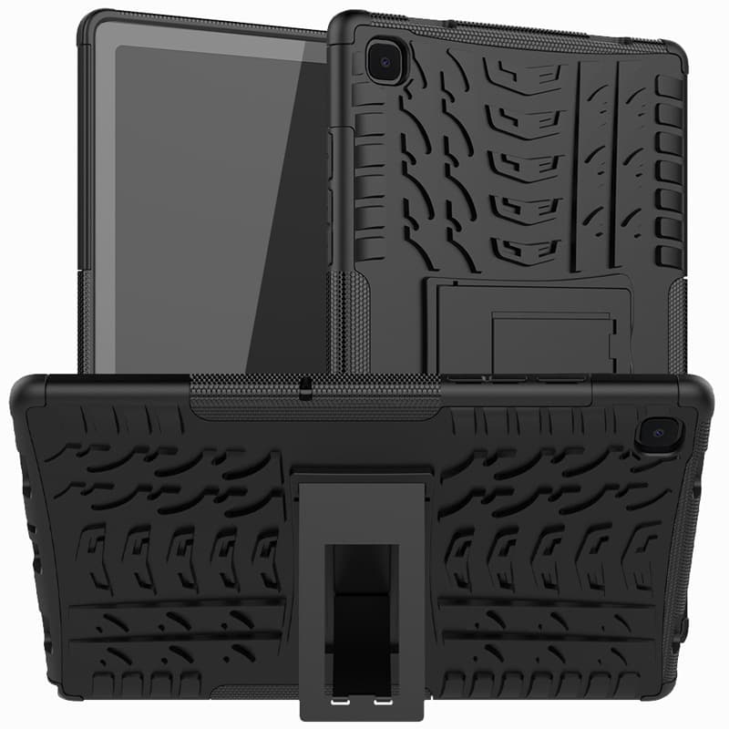 Suitable for Samsung Tab A7 10.4 T500 dazzling pattern silicone protective cover T505 three-in-one PC stand tablet case