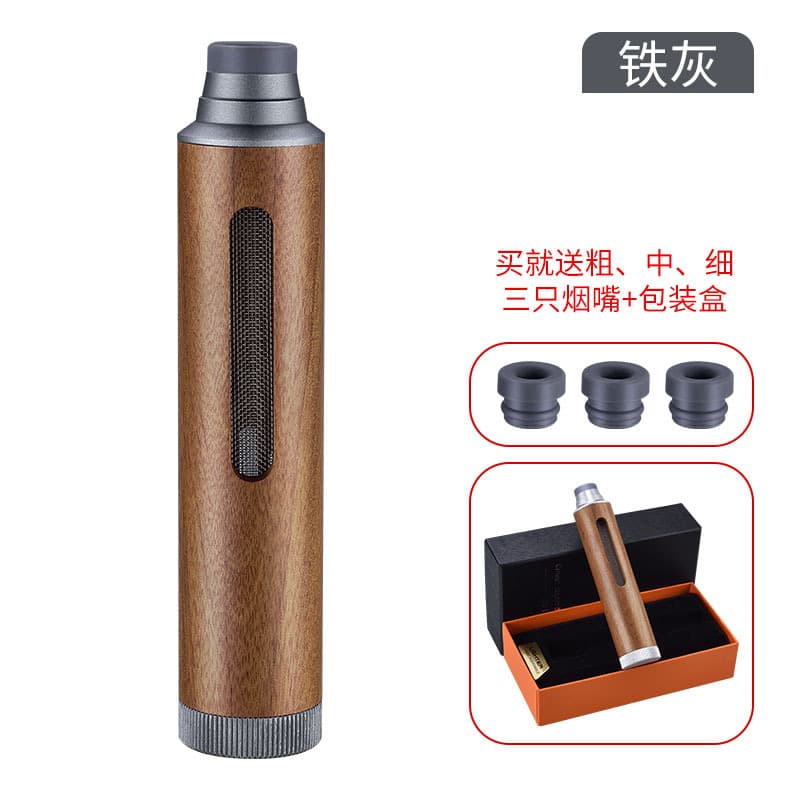 Car Ashless Smoking Tool Portable Anti-Ash Cigarette Holder with Large-Capacity Ashtray, Trendy
