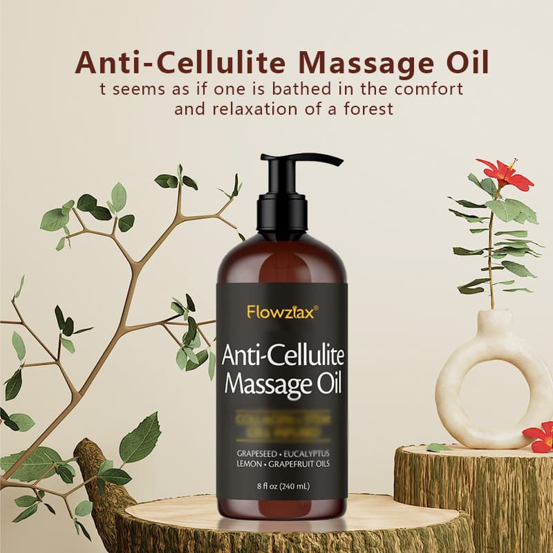 Cross-Border Best-Selling Amazon Essential Oil Body Massage Oil TK Full Body Massage Oil Anti-Cellulite Massage Oil Lemon Oil
