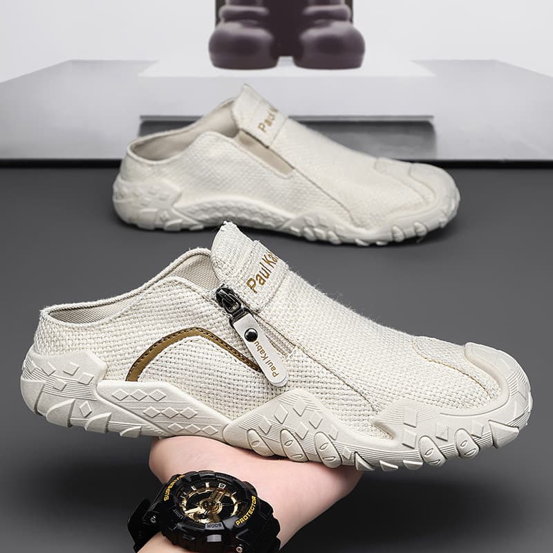 2026 Summer New Cloth Shoes for Men, Casual Driving Shoes, Breathable Non-Slip Loafer Shoes, Sports Running Slip-On Men's Shoes
