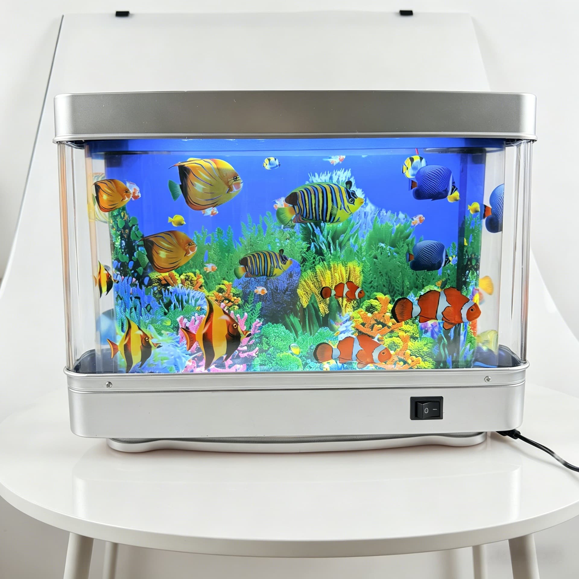 Cross-border Direct Supply LED Electronic Fish Tank Light Simulated Ocean Night Light Living Room Ornament Ambient Light Decorative Lamp