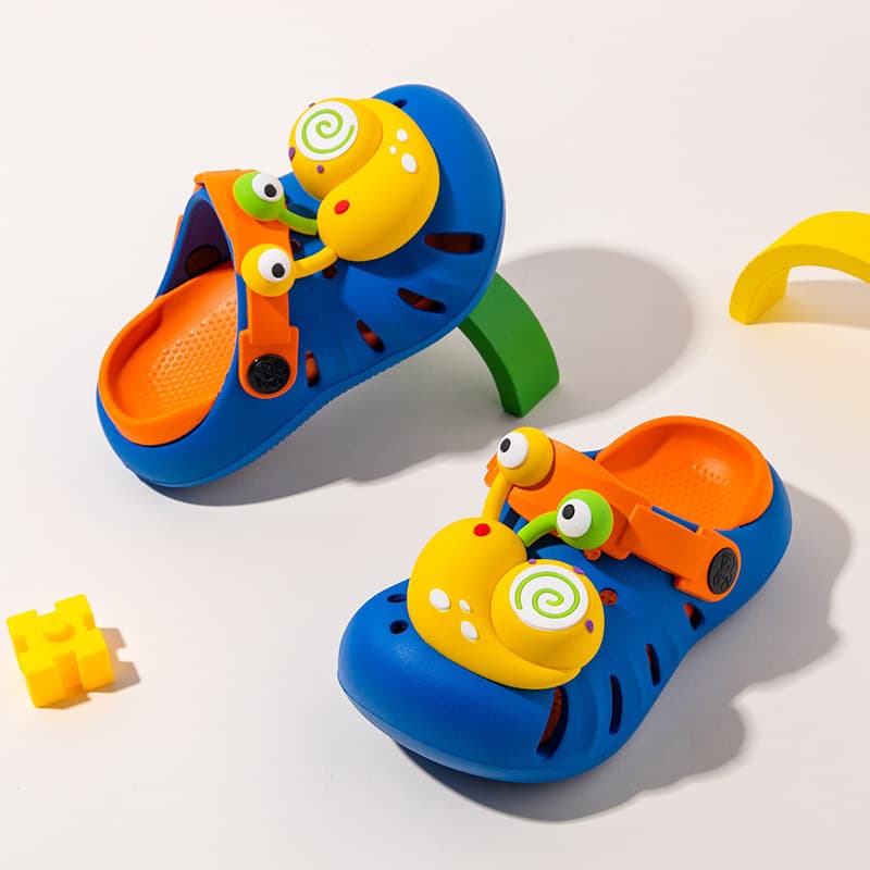 Children's Slippers Boys Toddler Clogs Kids Indoor Home Anti-Slip Soft Sole