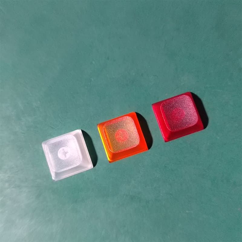 xda2 height 9.3mm matte surface pc material MX cross chrysanthemum mouth mechanical keyboard translucent keycap